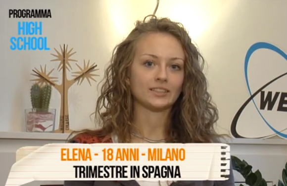 Video intervista - Elena, un trimestre scolastico in Spagna