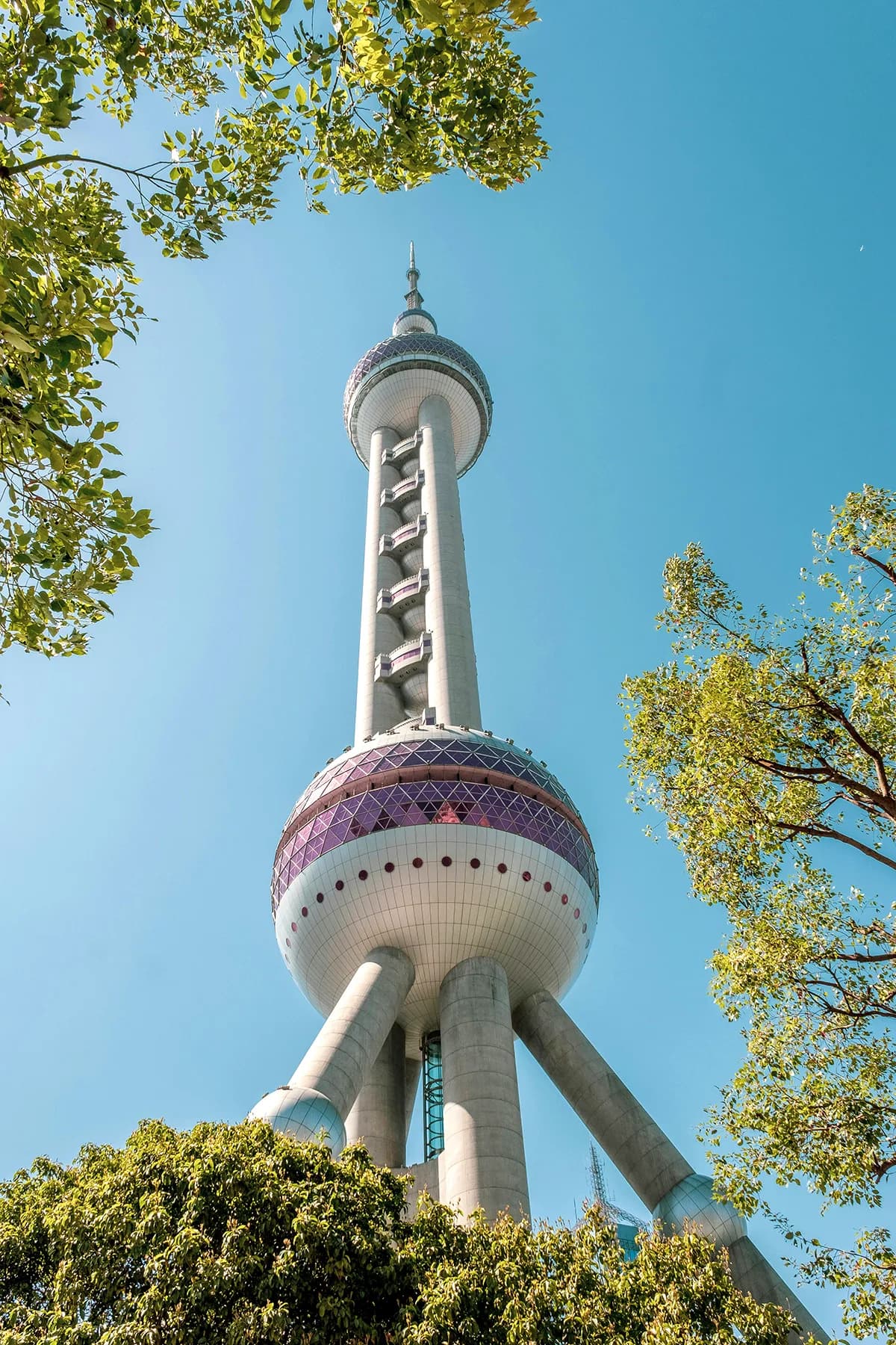Torre a Shanghai durante l'anno all'estero in Cina